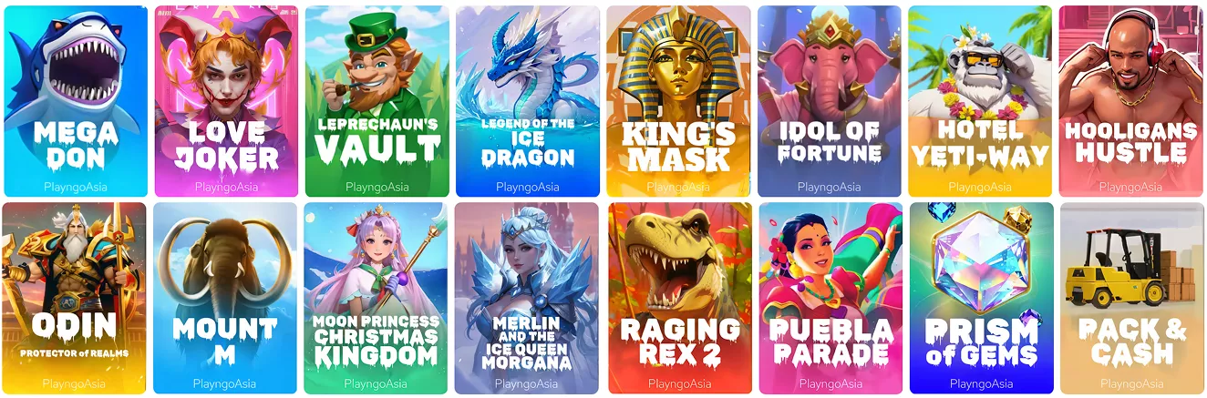 Valor slot games selection